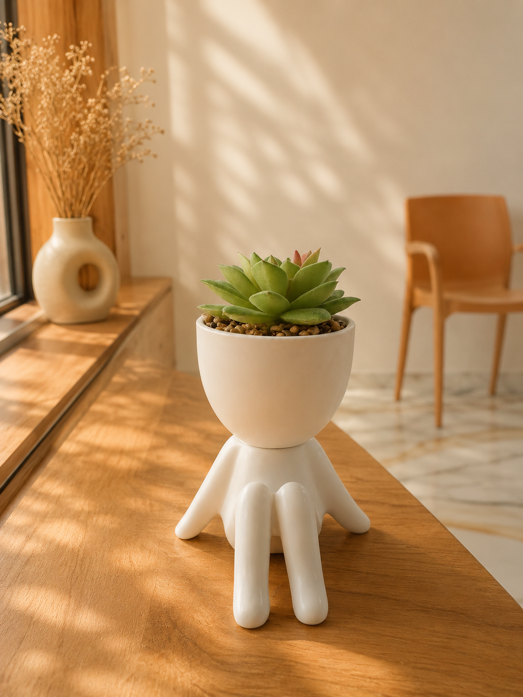 Human Shape Succulent Plant