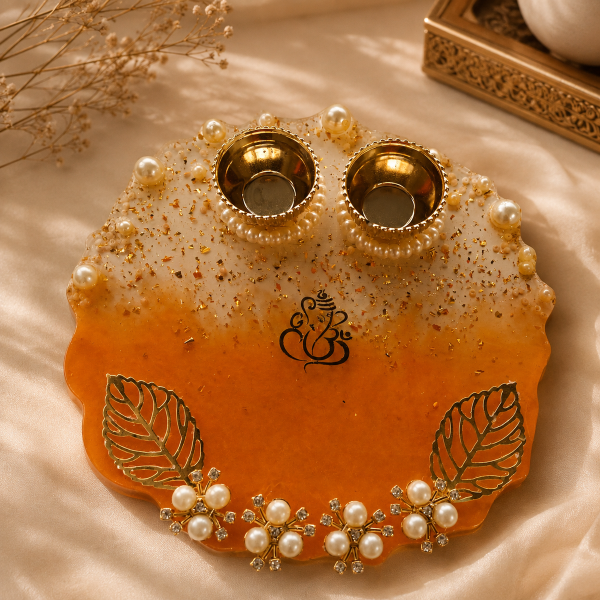 Resin Aarti Thali Small