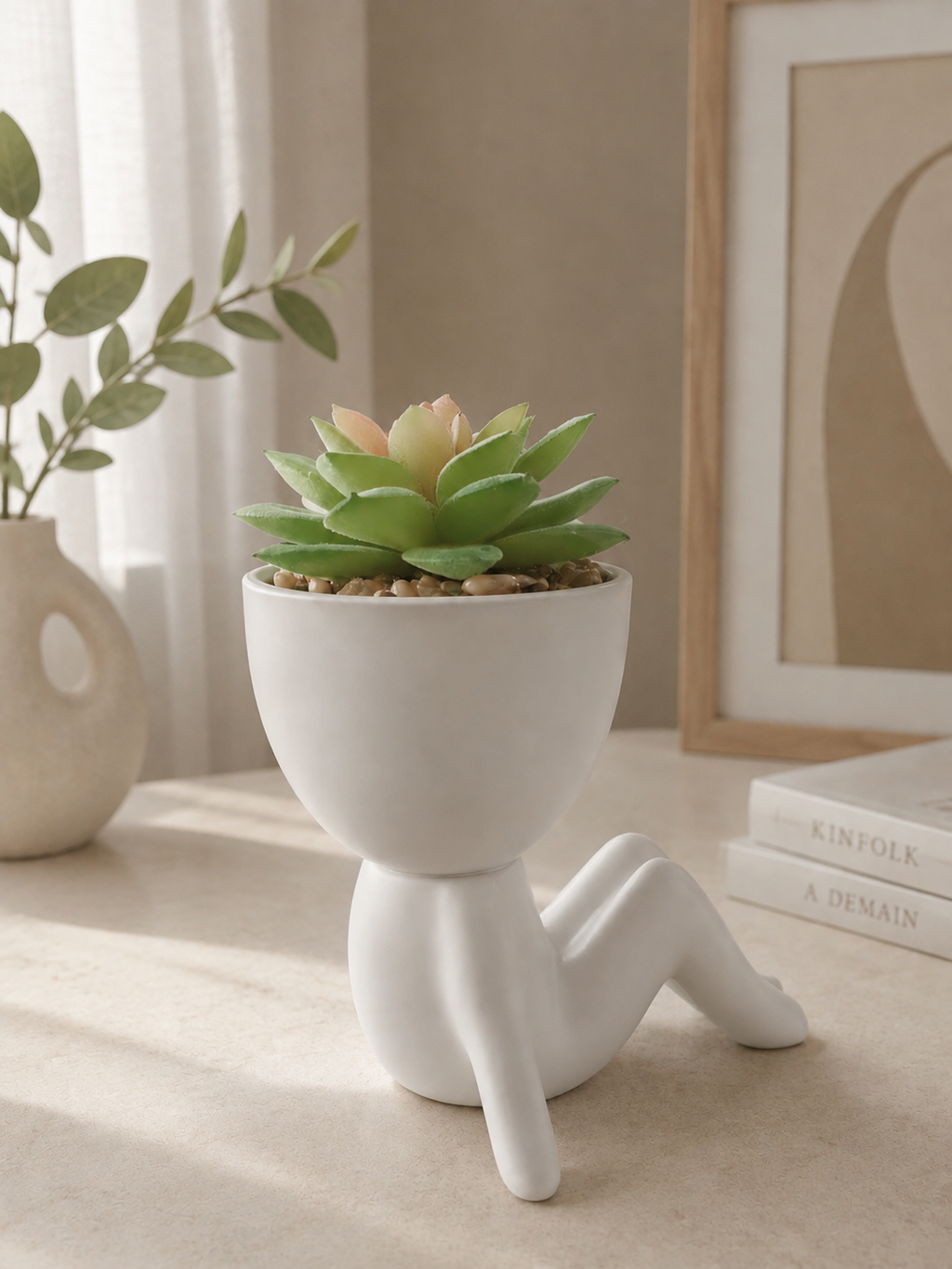 Human Shape Succulent Plant