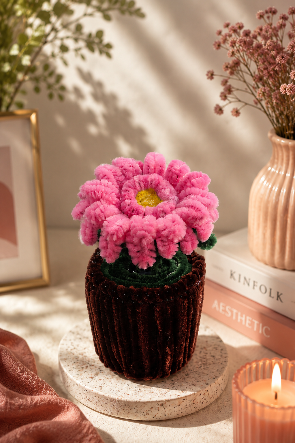 Gebera Single Flower Pot