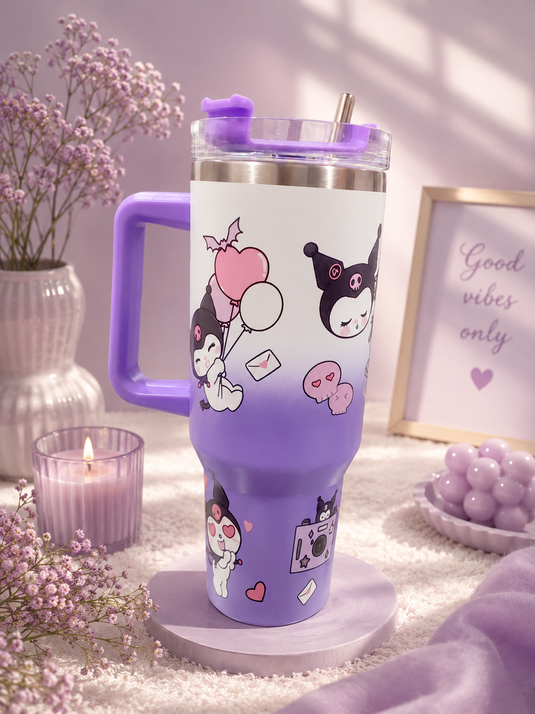 Kuromi Steel Tumbler